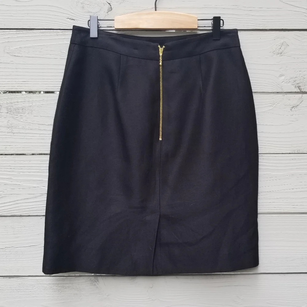 Kate Spade Judy Cotton Skirt Black